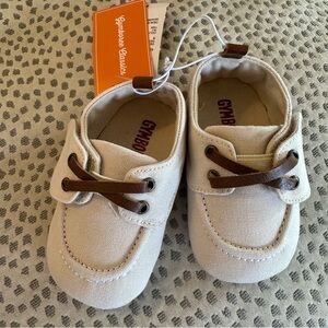 NWT Infant Boys Tan Church Dress Shoes 6-12 months